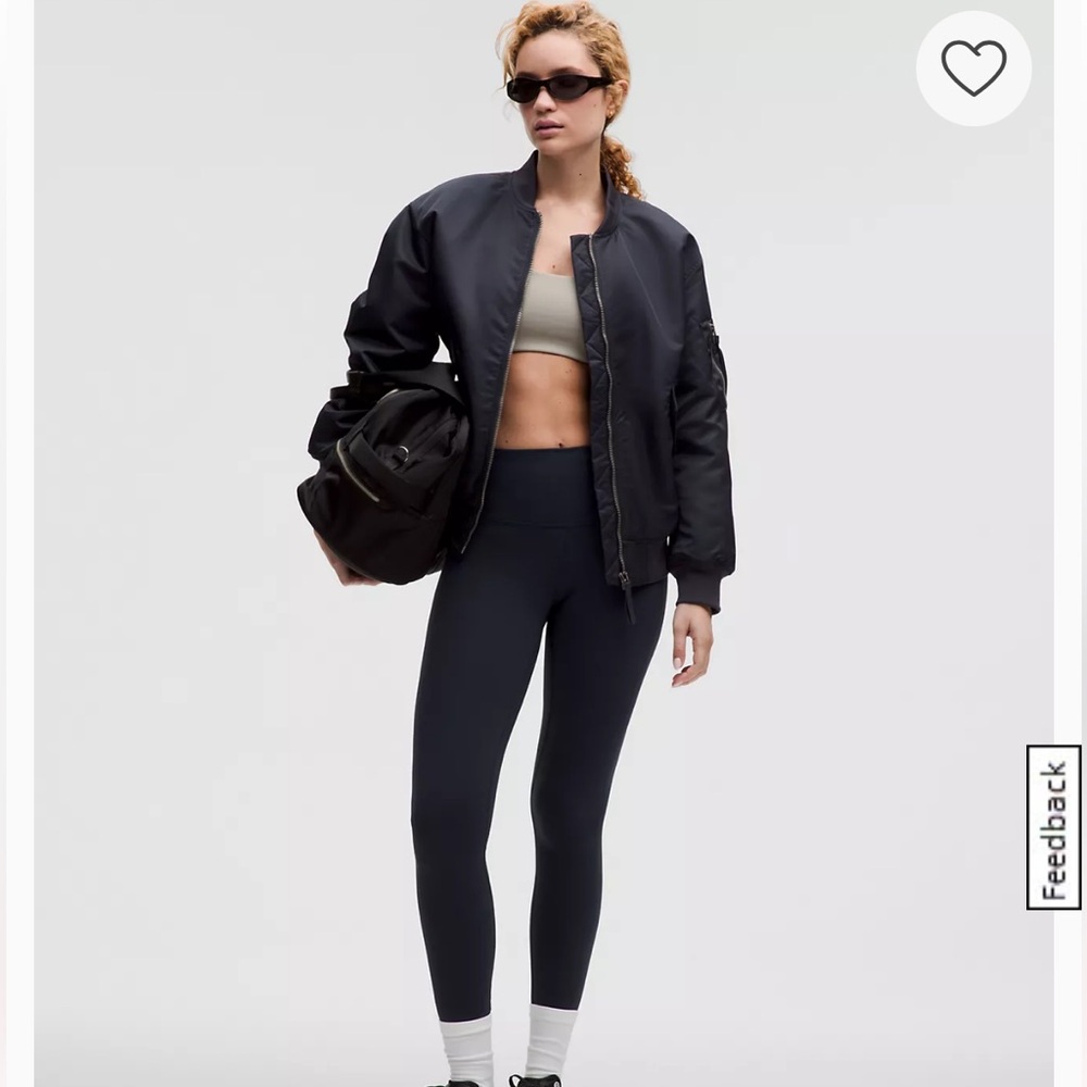 Lululemon Wunder Train High-Rise Tight 28” in True Navy